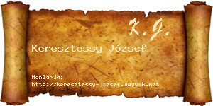 Keresztessy József névjegykártya